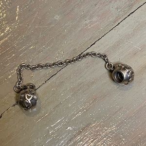 Pandora Band of Hearts Safety Chain